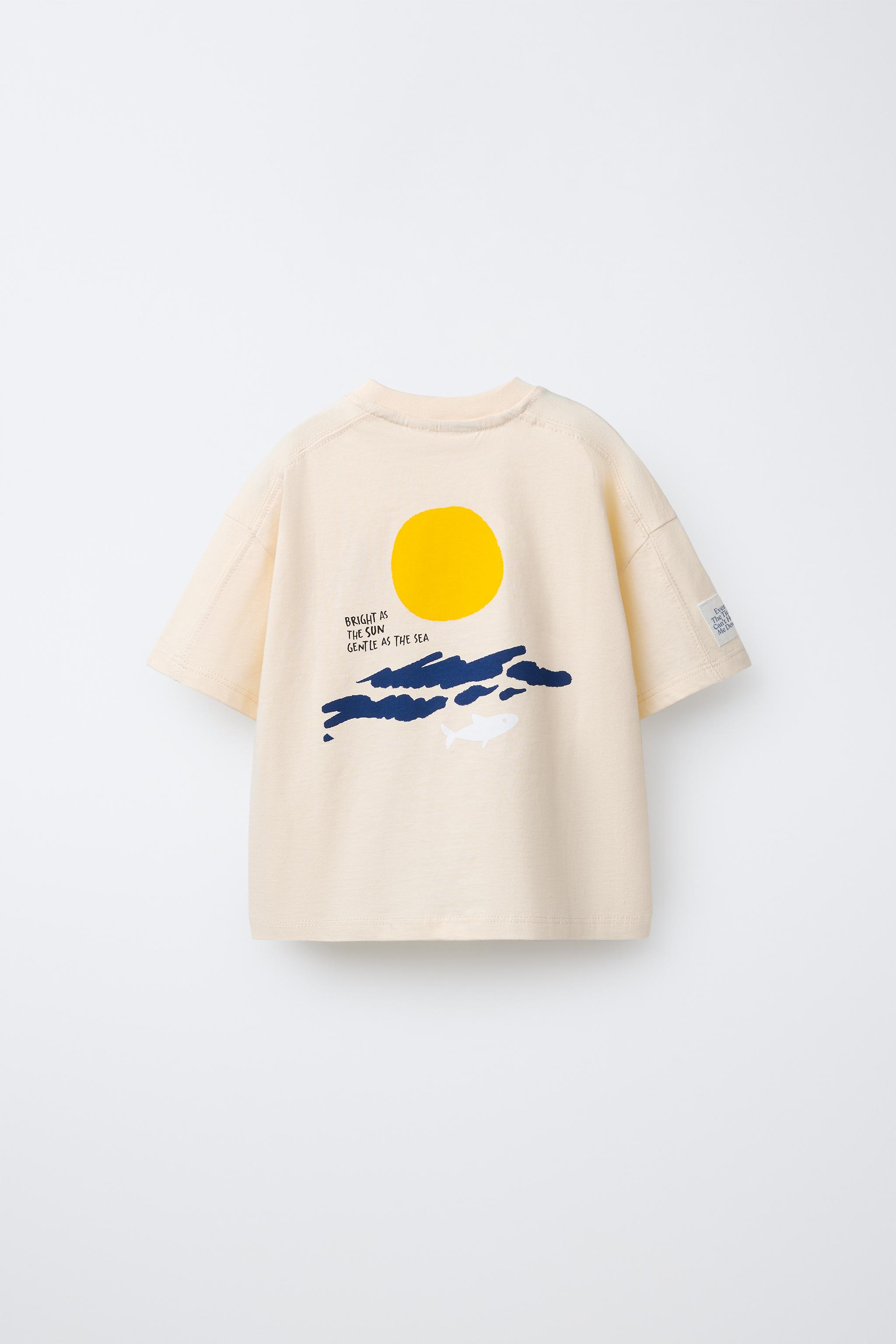 SUN EMBROIDERED T-SHIRT